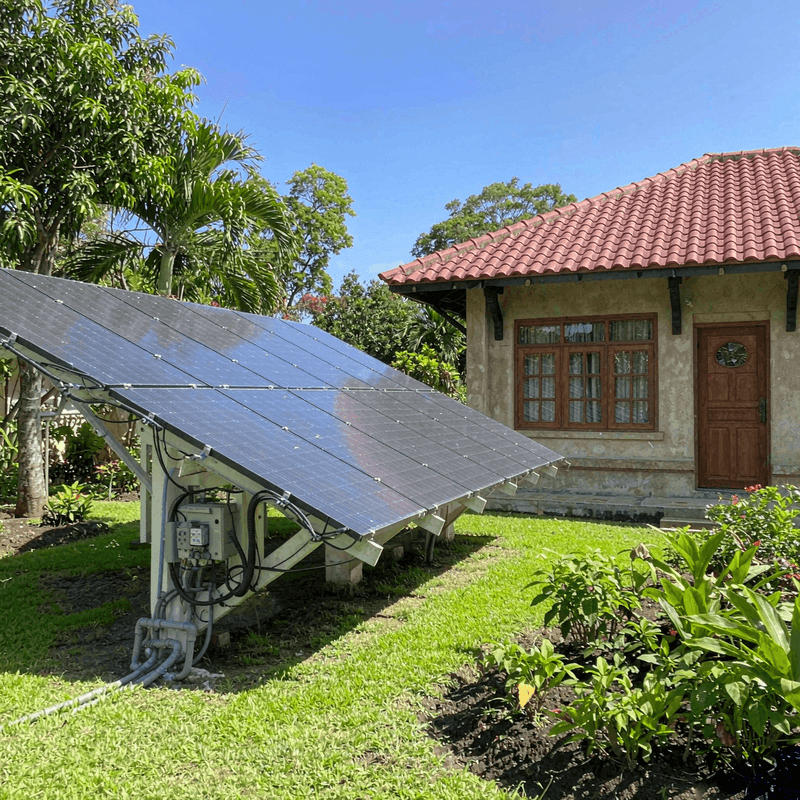 Rooftop solar installation in the Philippines