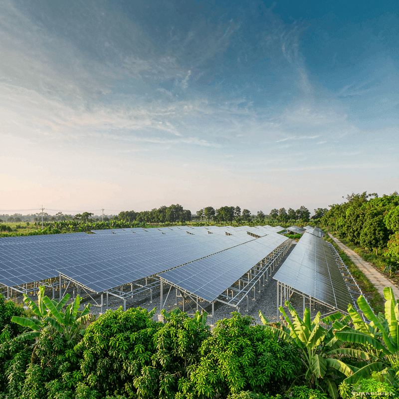 Rooftop solar installation in Thailand
